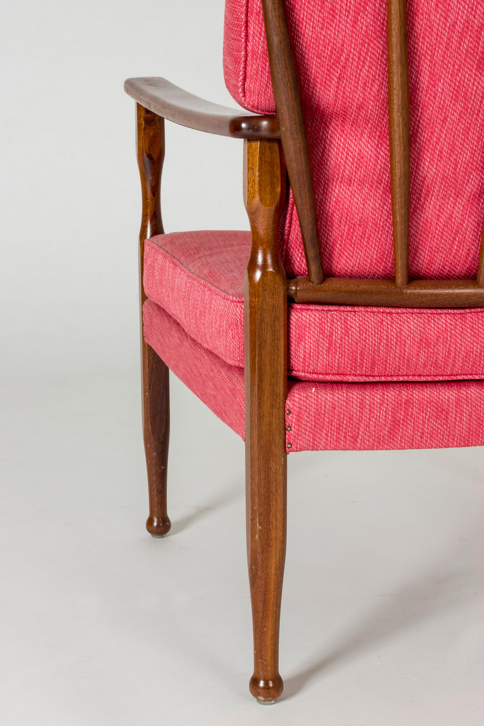 Mahogany Lounge Chair by Josef Frank for Svenskt Tenn, Sweden, 1950s 2