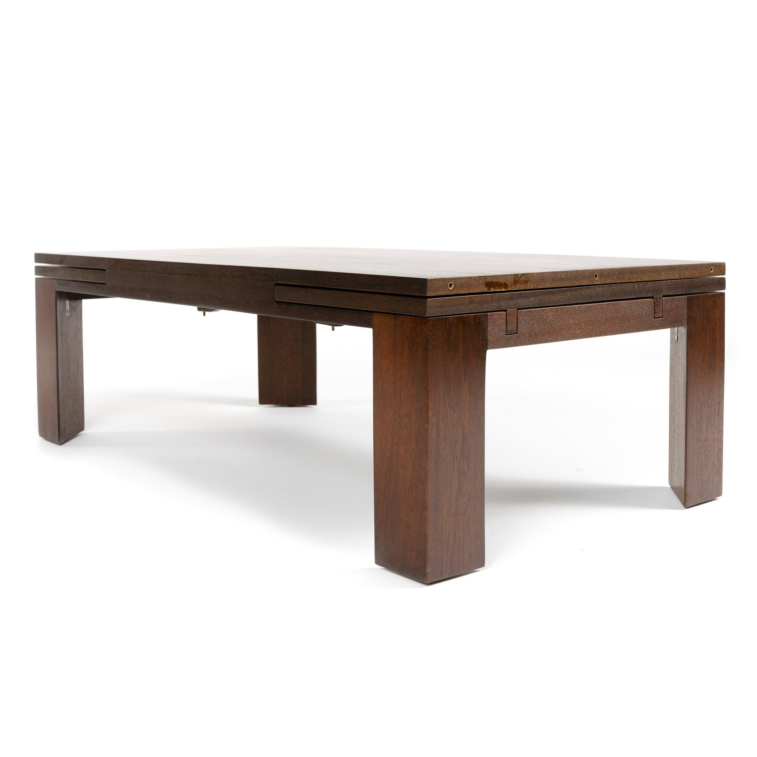 American 1940s Mahogany Low Table by Edward Wormley for Dunbar