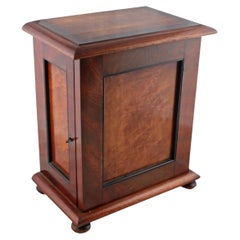 Mahogany & Maple Table Cabinet, 19th Century