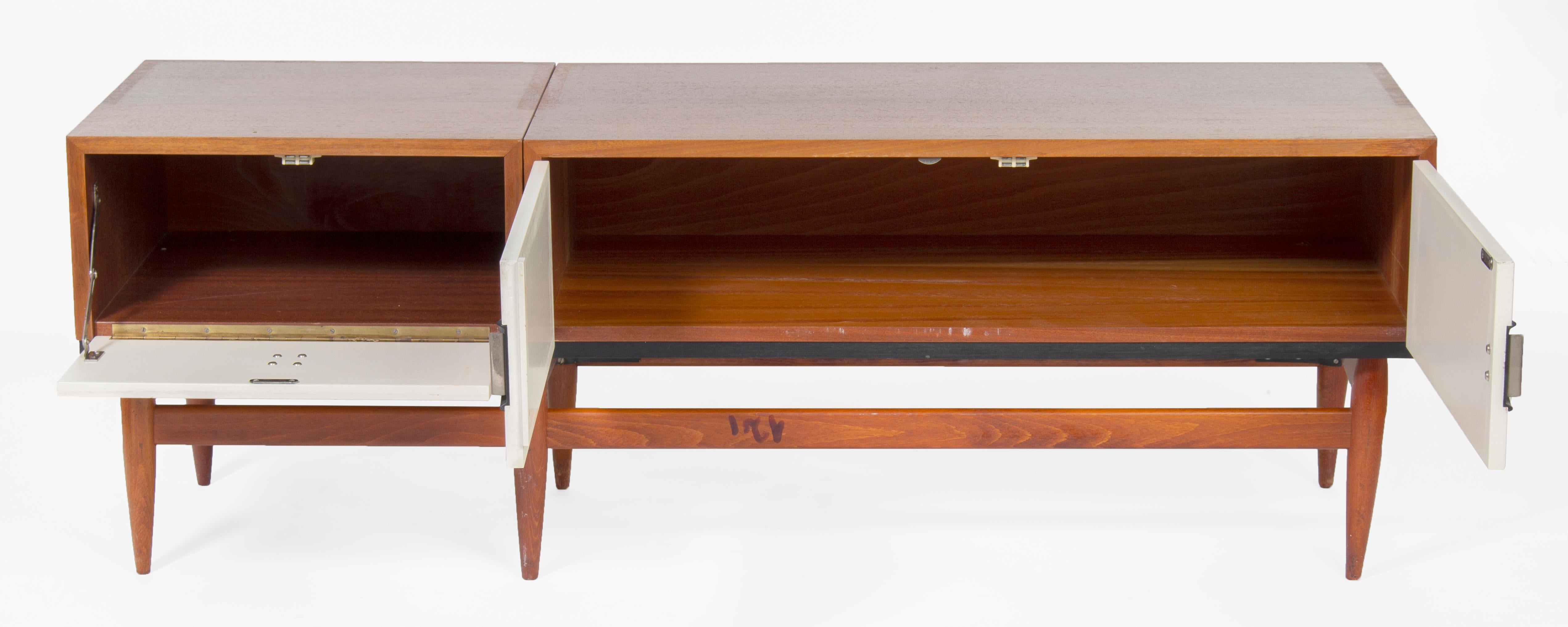 Media Console in Czechoslovakian Design, ca. 1970s In Good Condition For Sale In Budapest, HU