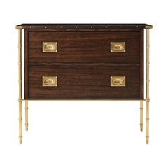 Comodino in mogano del Mid Century Modern