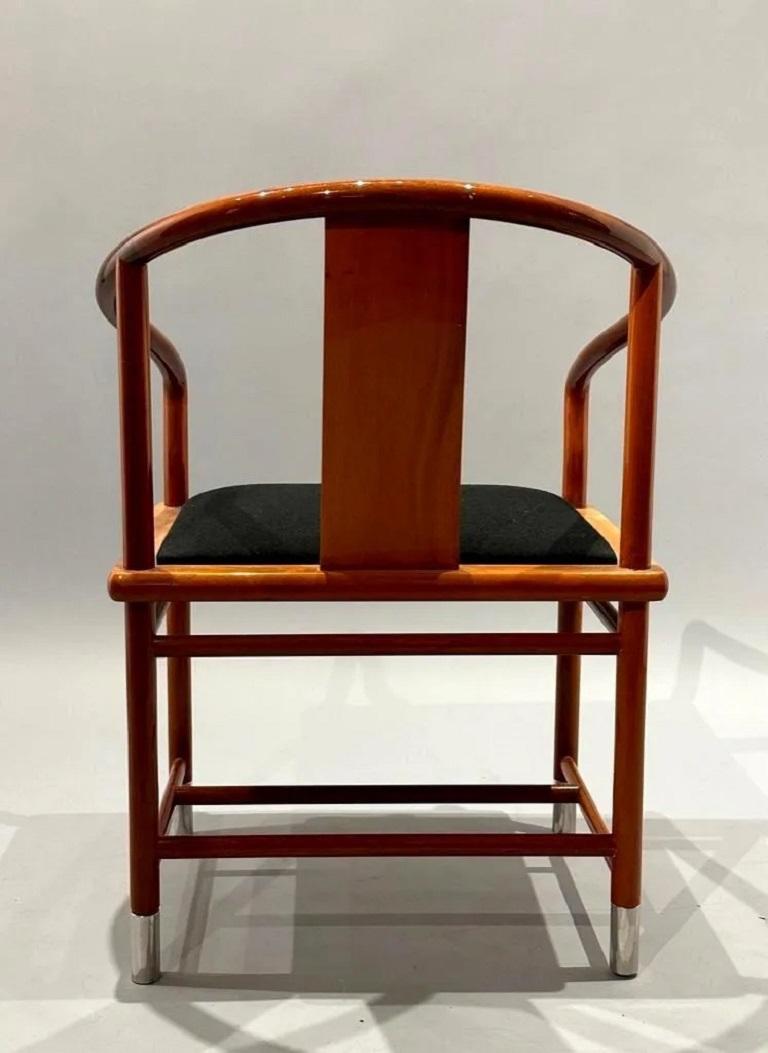 20th Century Mahogany Ming Style Desk Chair For Sale