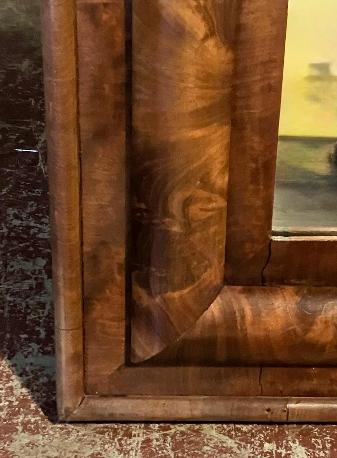 Specchio in mogano 1