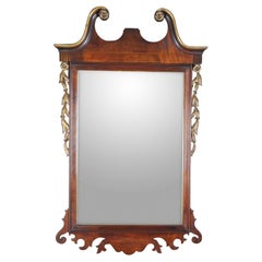Mahogany Mirror with Arch Top