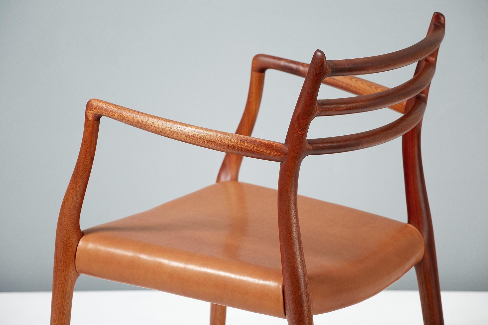 Mahogany Model 62 Armchair by Niels Møller, 1962 In Good Condition In London, GB