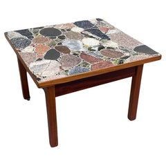 Mahagoni Mosaikstein Beistelltisch von Erling Viksjø für Conglo Design