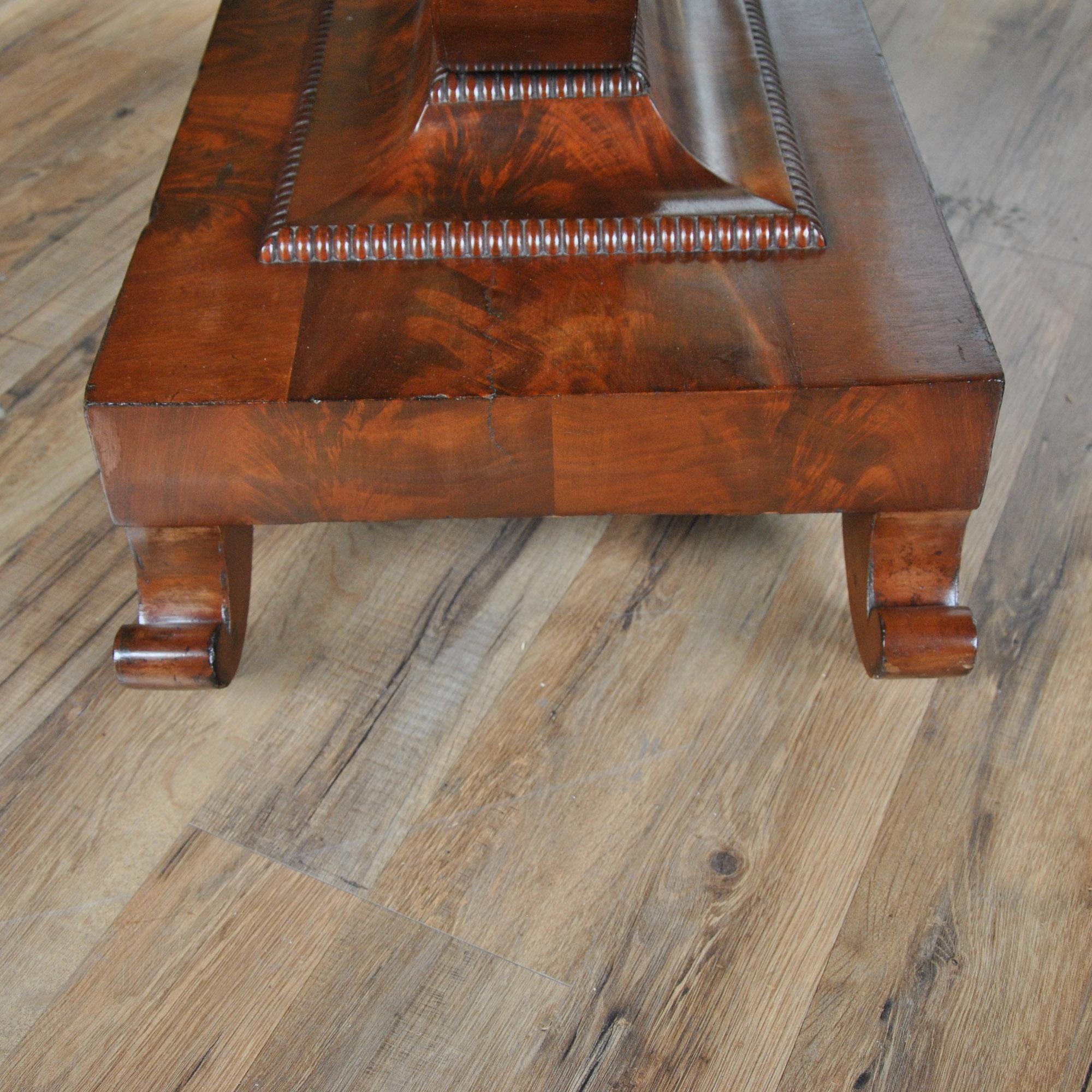 Mahogany Neoclassical Game Table 5