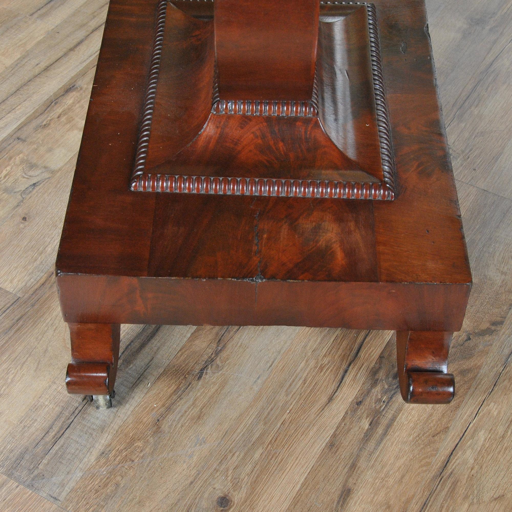 Mahogany Neoclassical Game Table 9