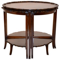 Vintage Mahogany Nest of Tables, circa 1940