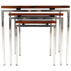 Mahogany Nesting Tables Pastoe