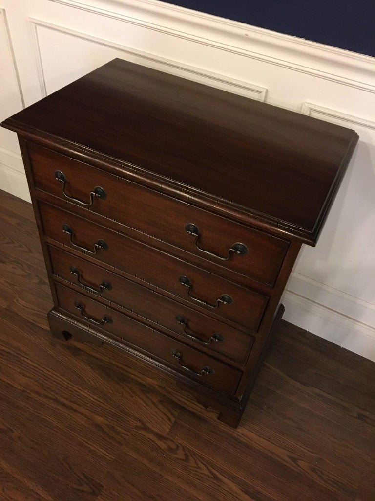 Mahogany Nightstand by Leighton Hall For Sale at 1stDibs