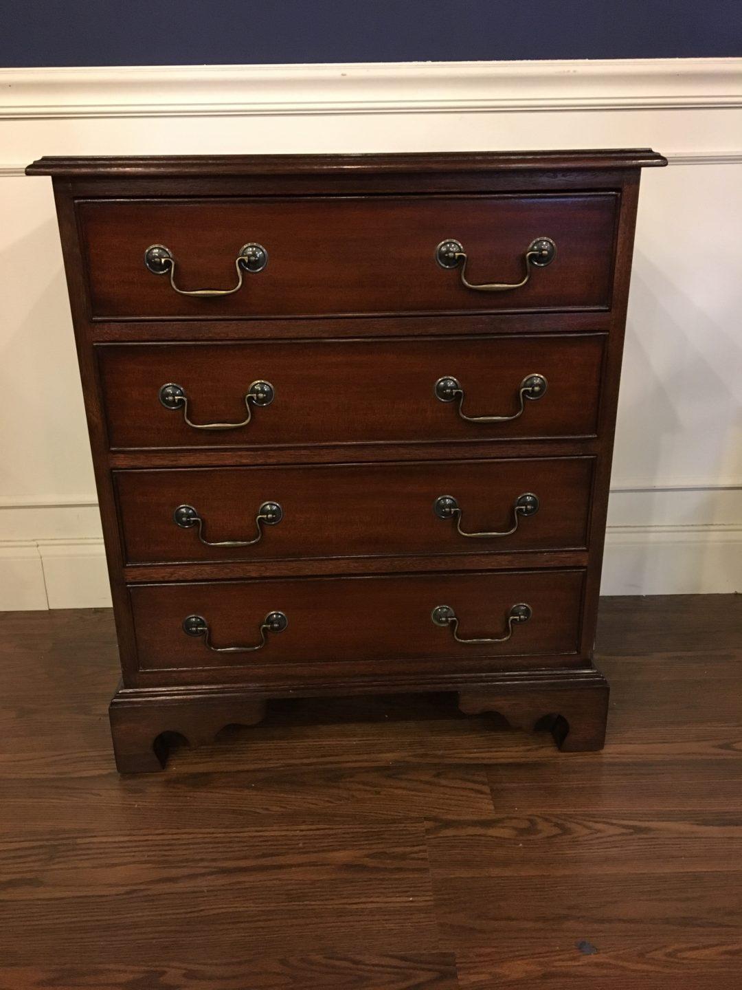 American Mahogany Nightstand by Leighton Hall For Sale