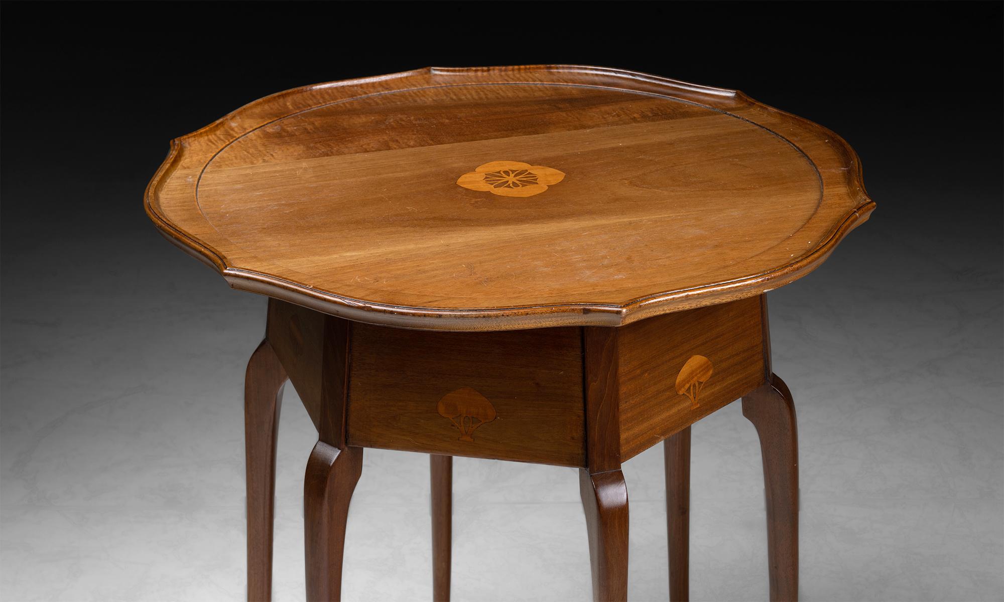 Inlay Mahogany Occasional Table, Scotland, circa 1900 For Sale