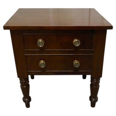 Mahogany Occasional Table with Storage Compartment