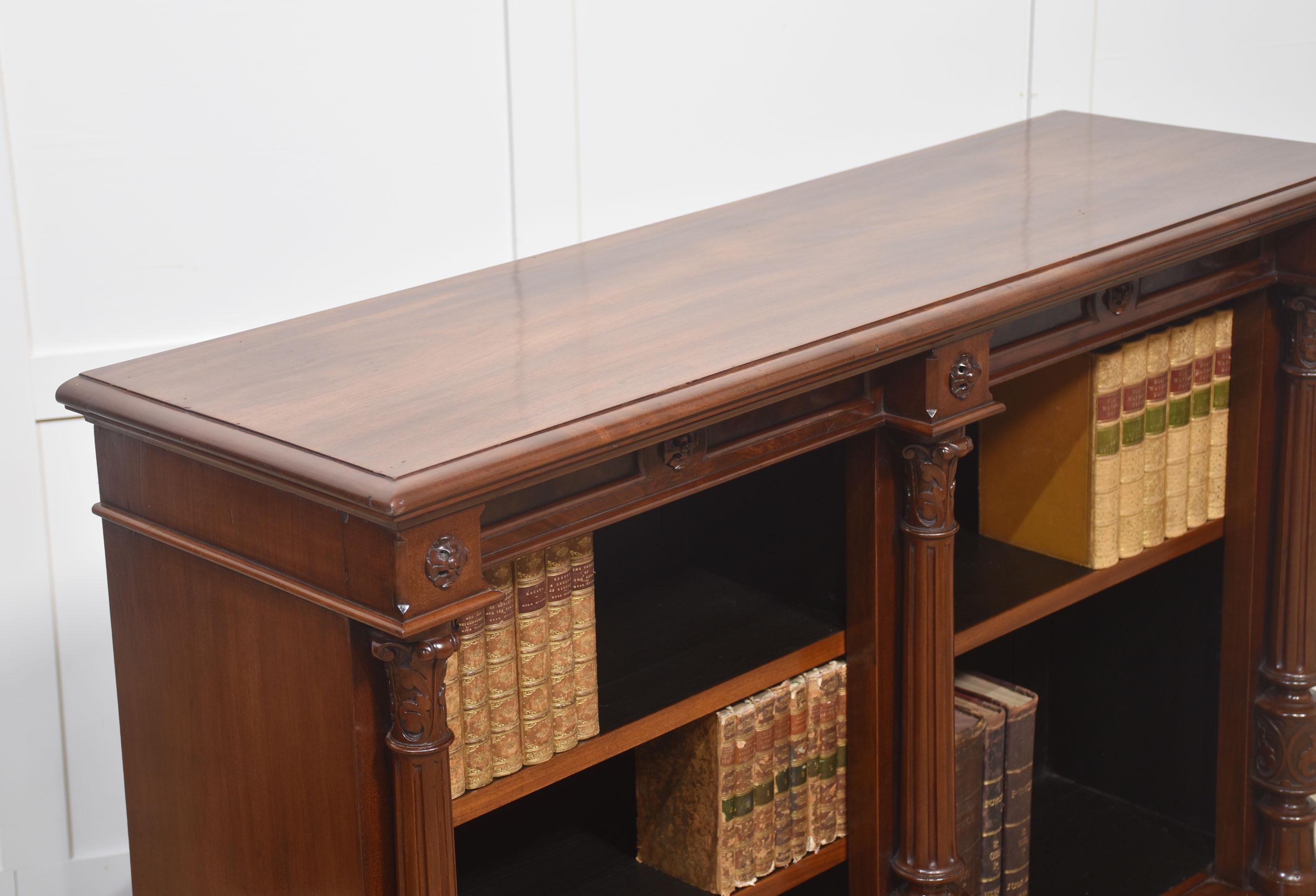 Librería abierta de caoba en venta 10