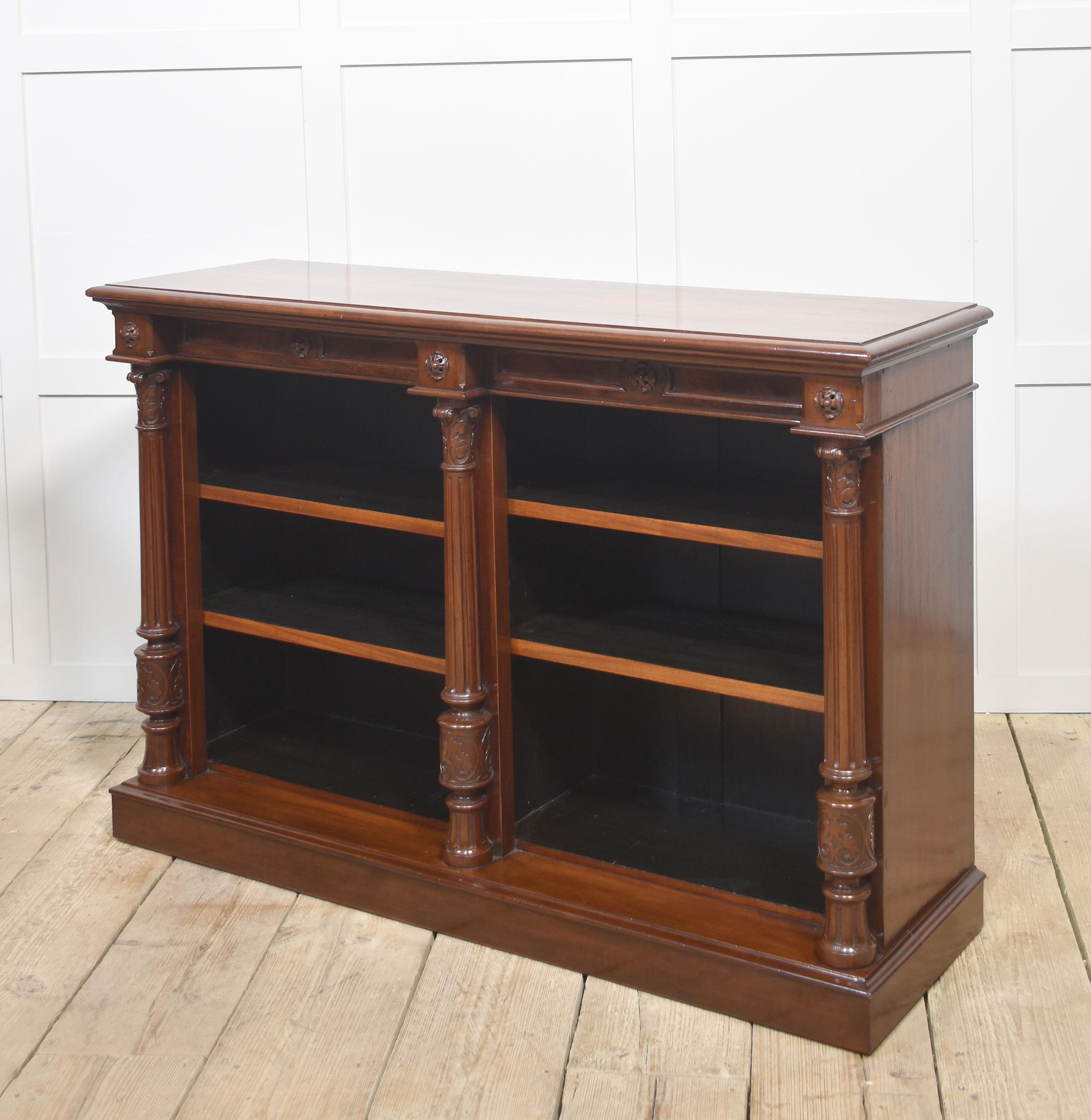 Librería abierta de caoba Madera en venta