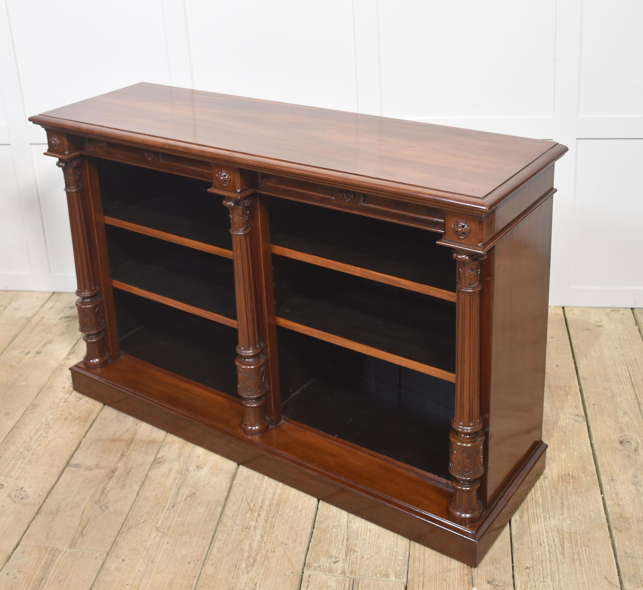 Librería abierta de caoba en venta 2
