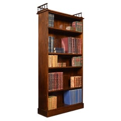 Mahogany Open Bookcase