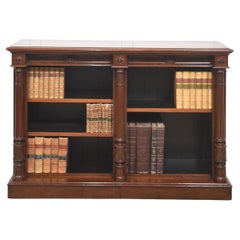 Librería abierta de caoba