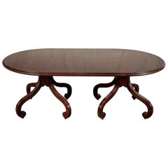 Mahogany Oval Dining Table