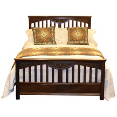 Mahogany Panelled Bed, WD24