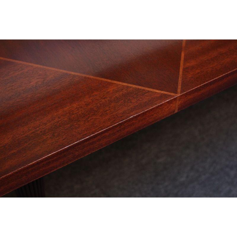 Mahogany Parquetry Dining Table by Tommi Parzinger for Charak 9