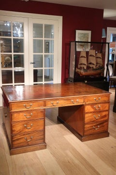 Mahogany Partner Desk