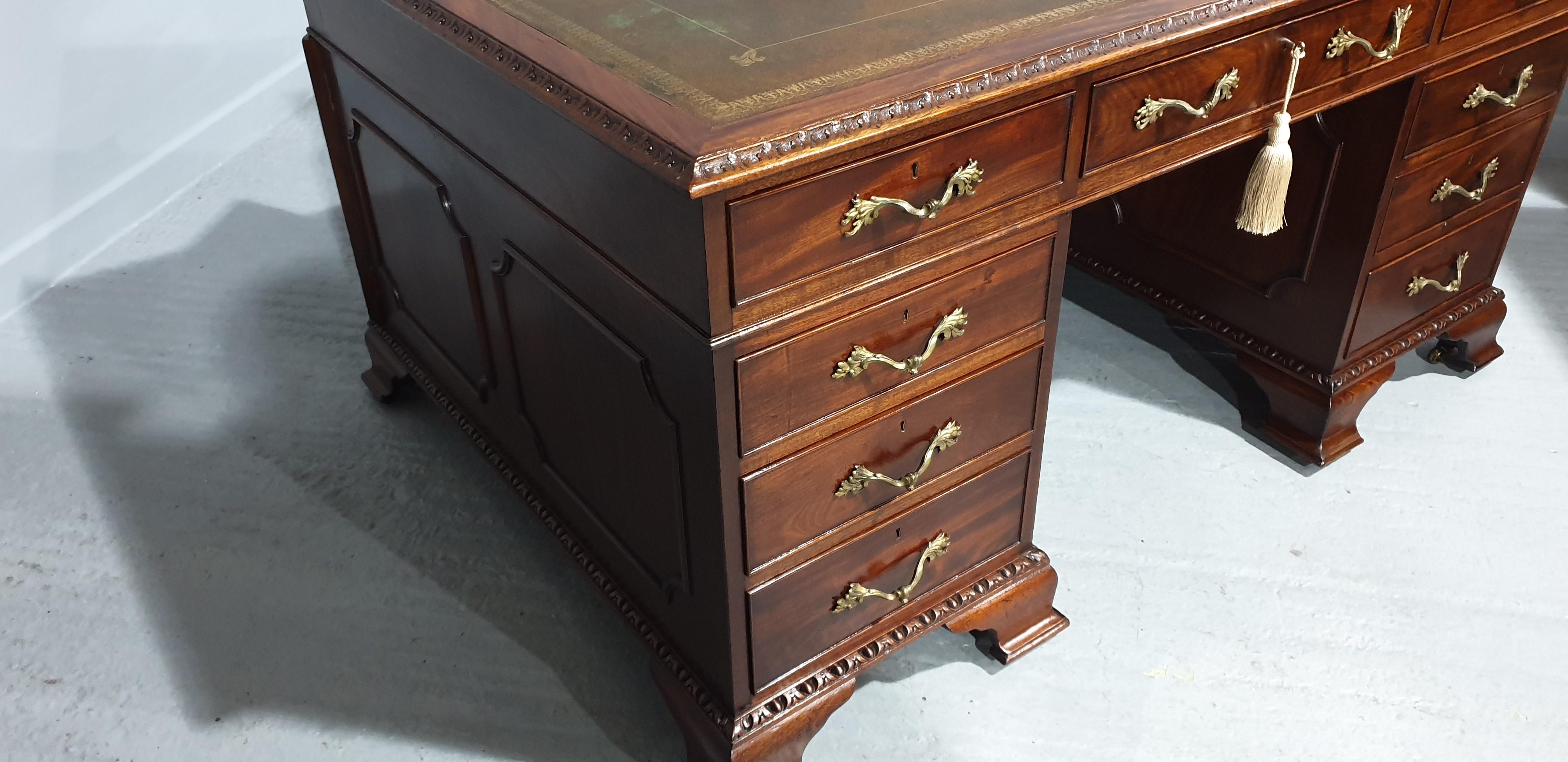 Mahogany Partners Desk 7
