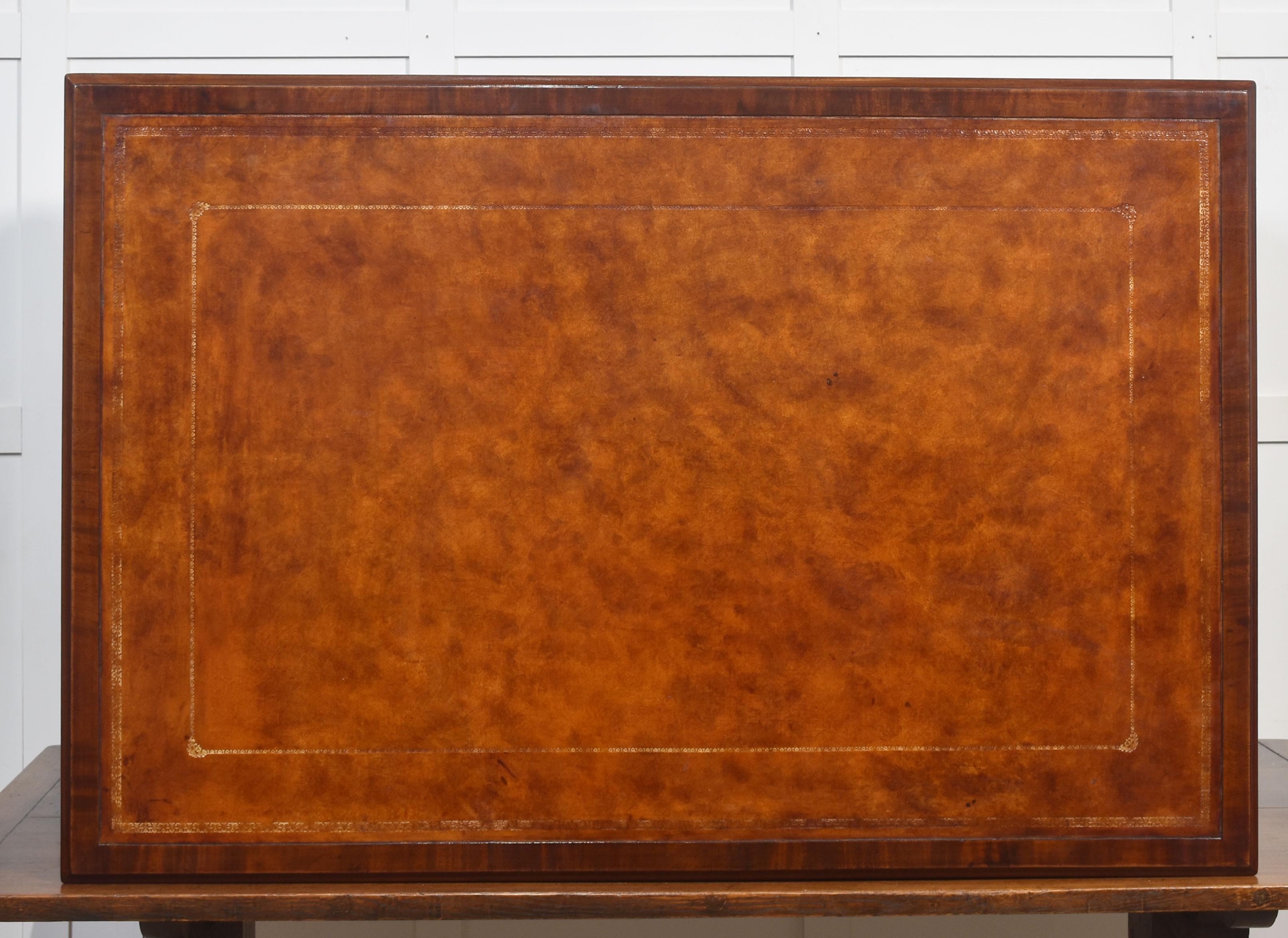 Mahogany partners desk For Sale 9