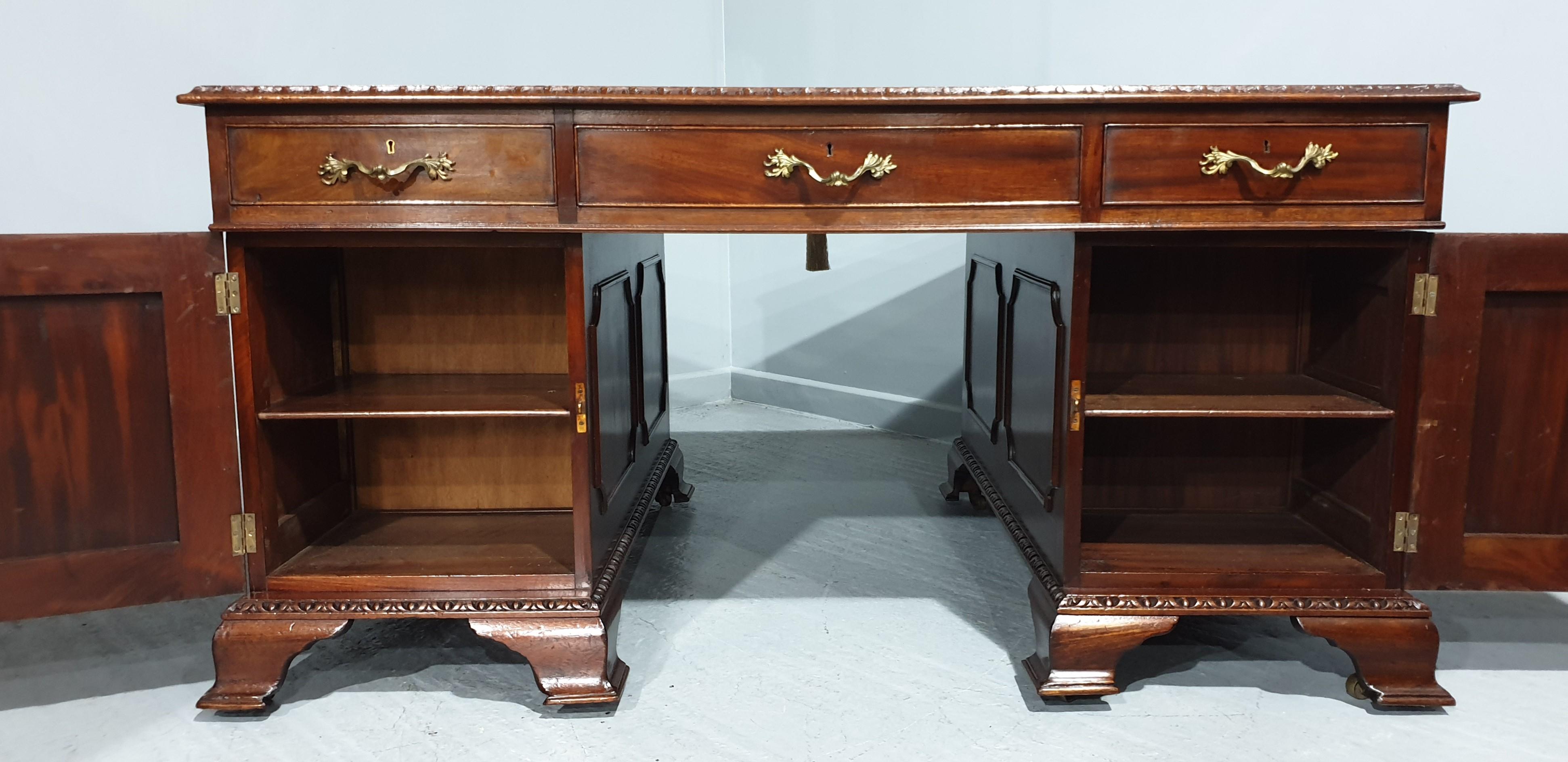 Mahogany Partners Desk 12
