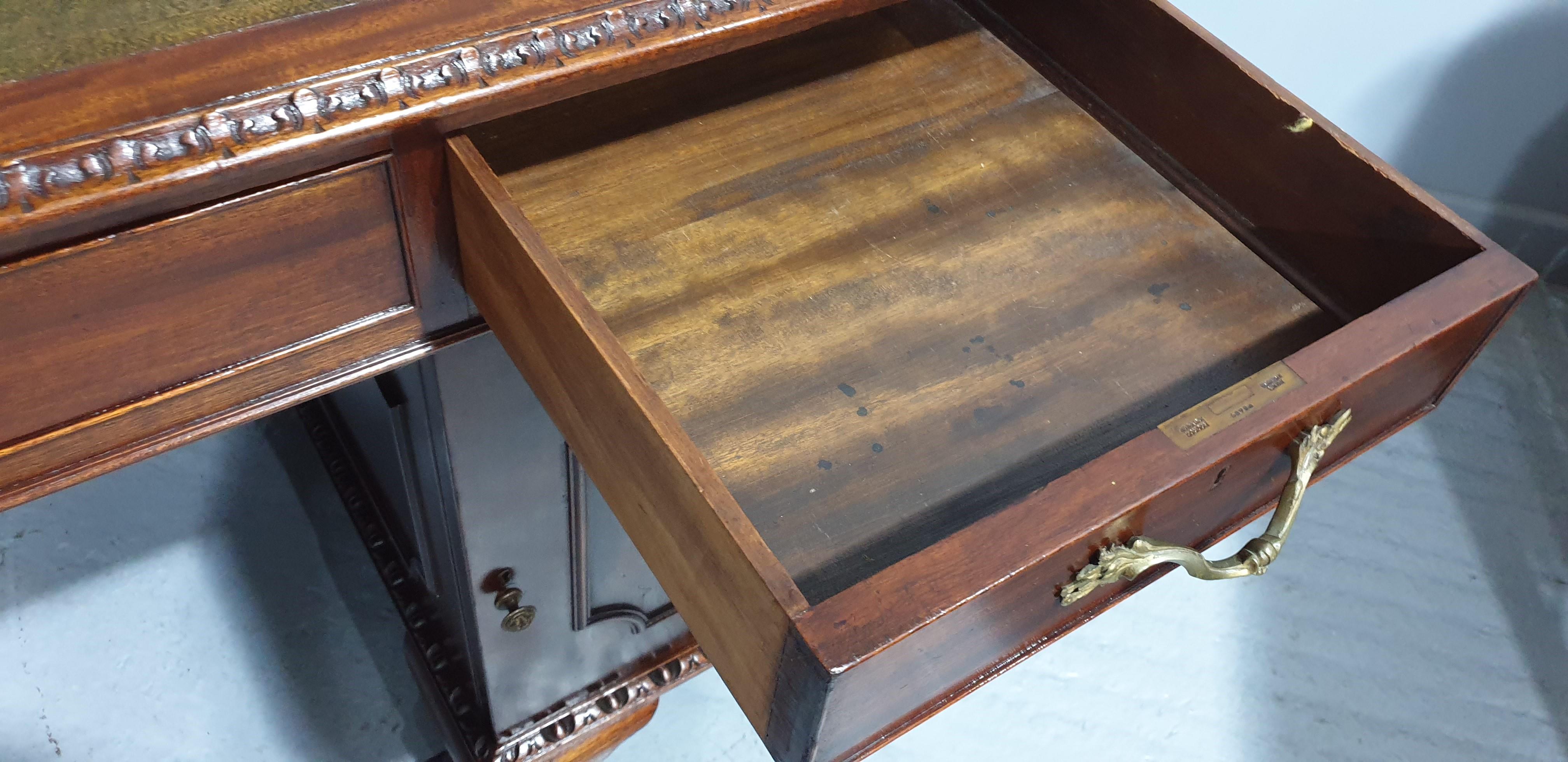 Mahogany Partners Desk 14