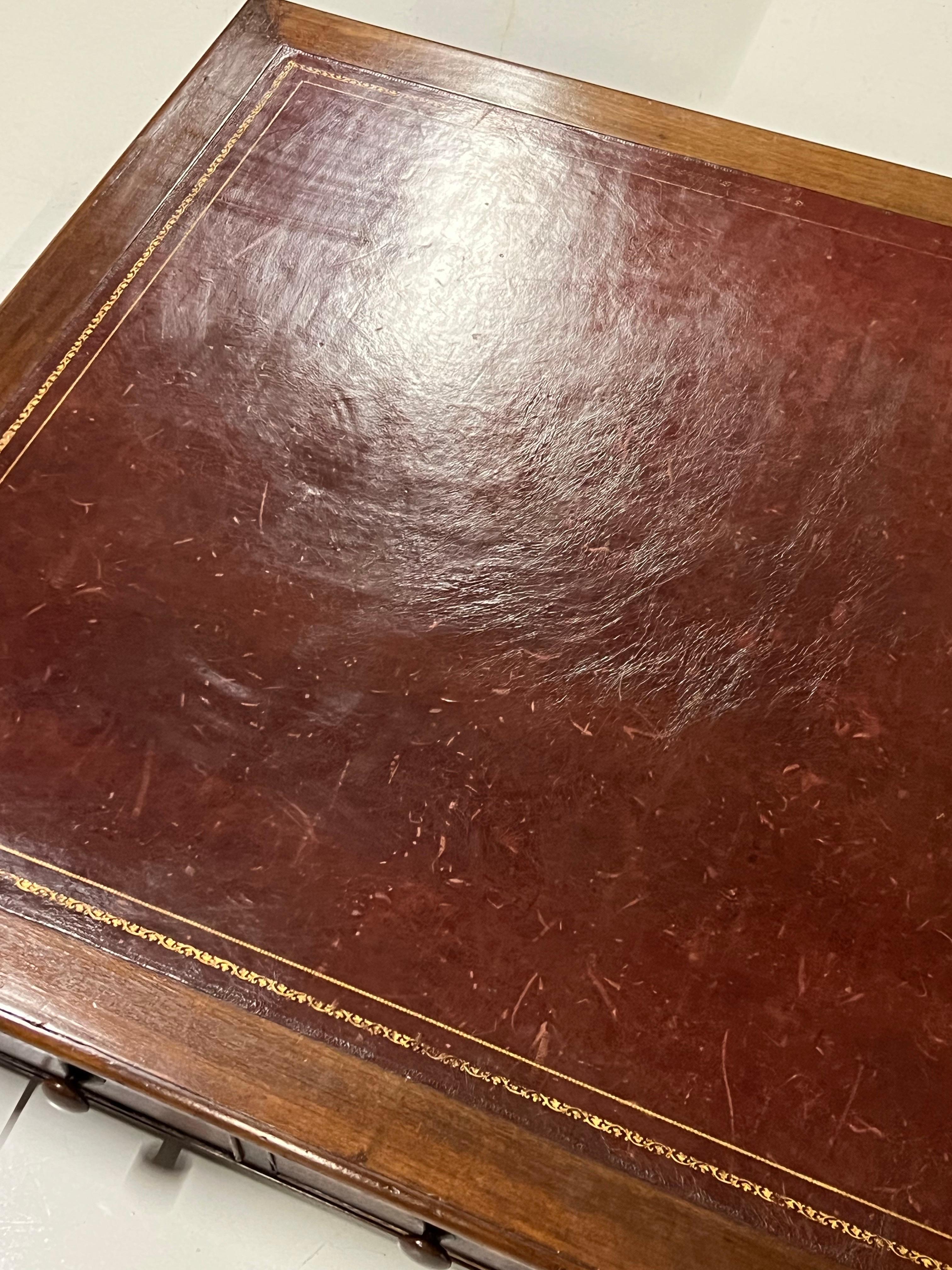 Partnersdesk aus Mahagoni, Englisch, 19. Jahrhundert im Angebot 11