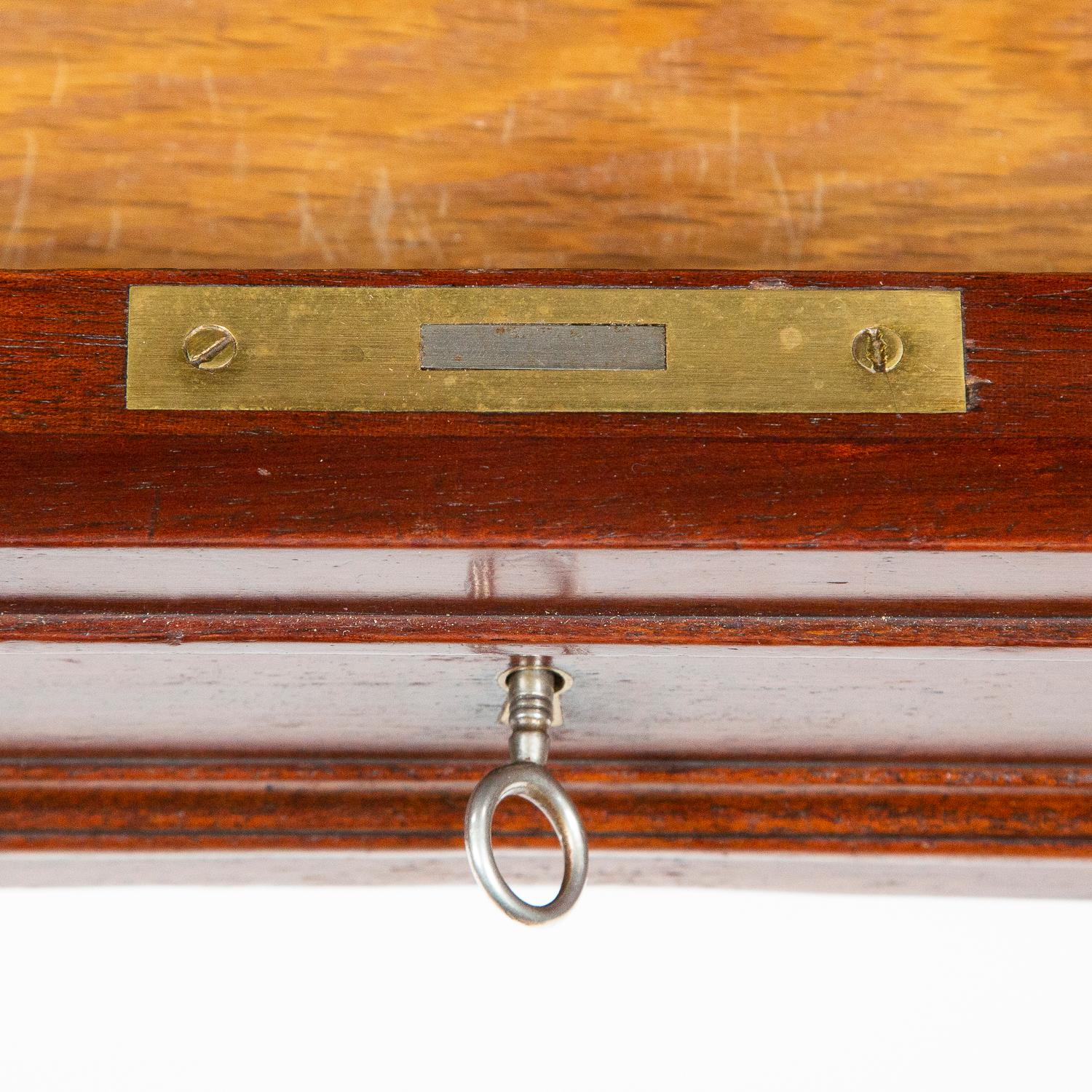 Mahogany Pedestal Desk with Gilt Bronze Mounts Designed by Thorvald Bindesbøll 4