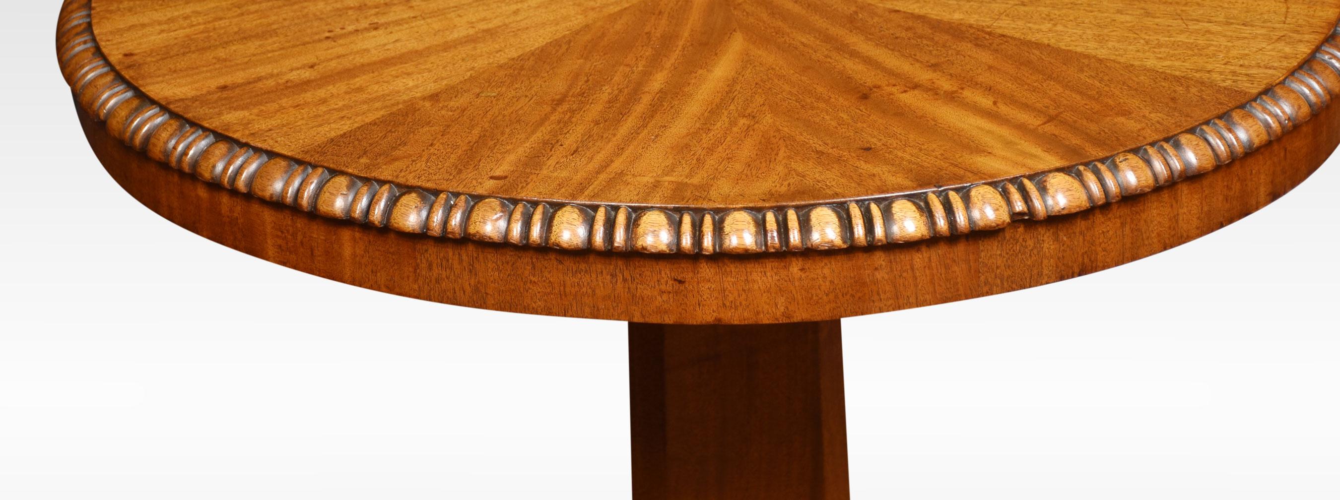 British Mahogany Pedestal Table