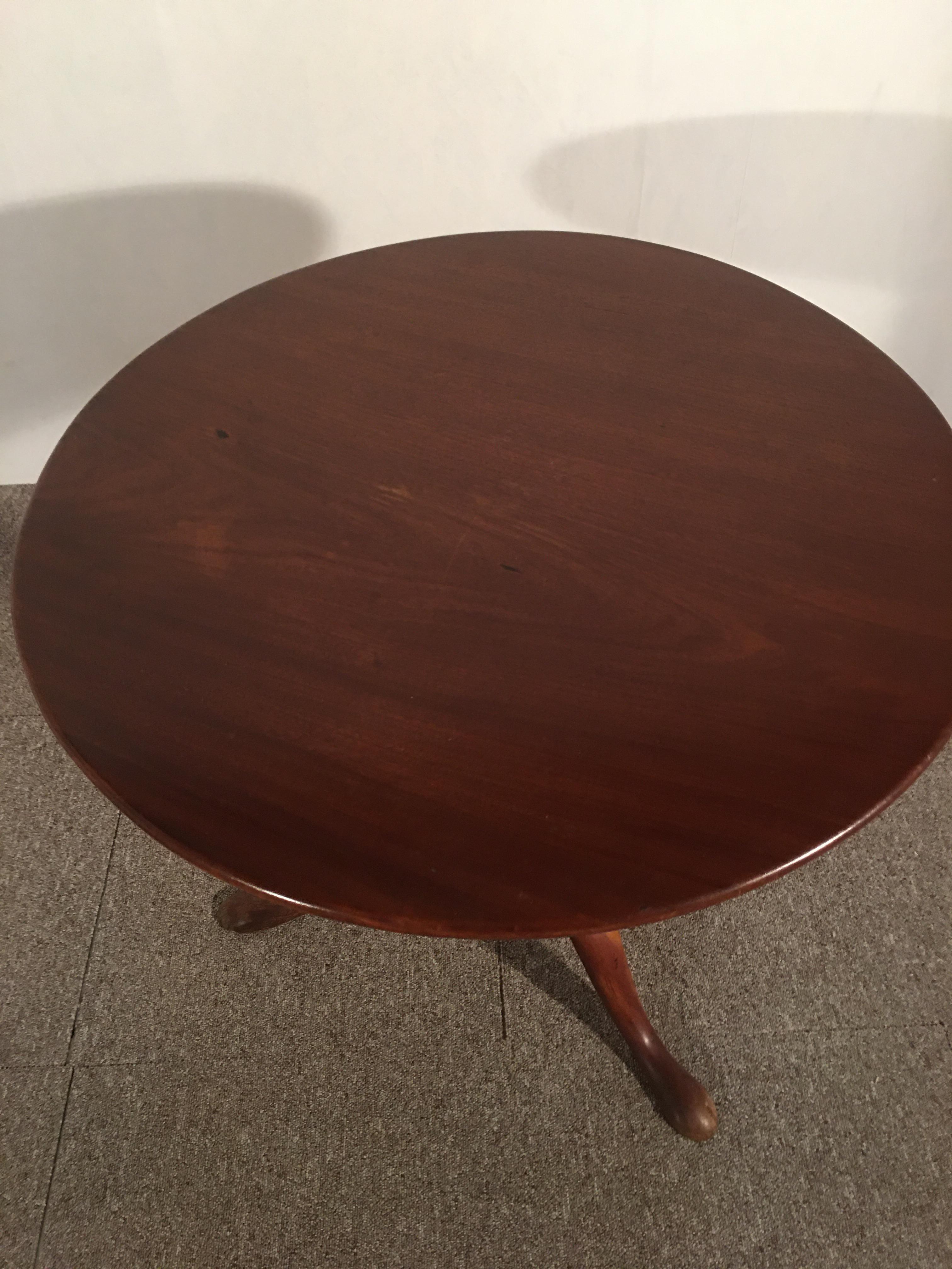 Louis Philippe Mahogany Pedestal Table, French, 19th For Sale