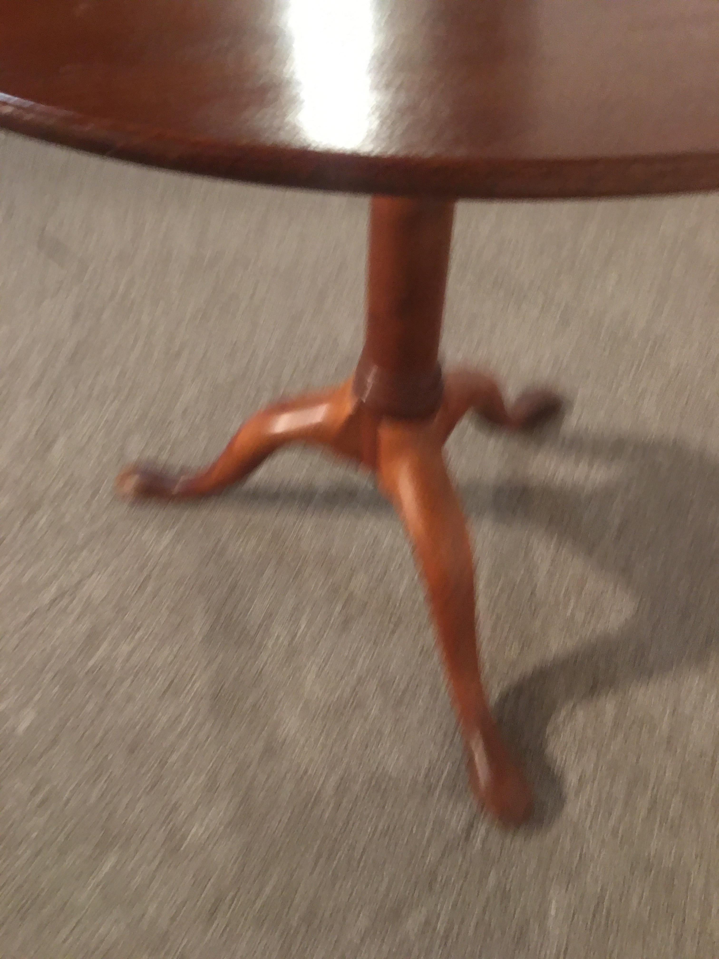 19th Century Mahogany Pedestal Table, French, 19th For Sale