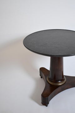 Mahogany pedestal table, XIXth c.