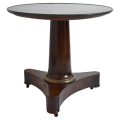 Mahogany pedestal table, XIXth c.