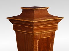 Mahogany Pedestal Torchiere Stand