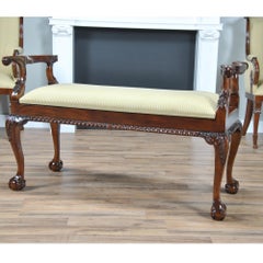 Mahogany Piano Bench