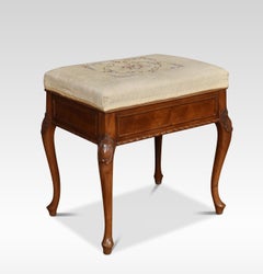 Mahogany Piano Stool