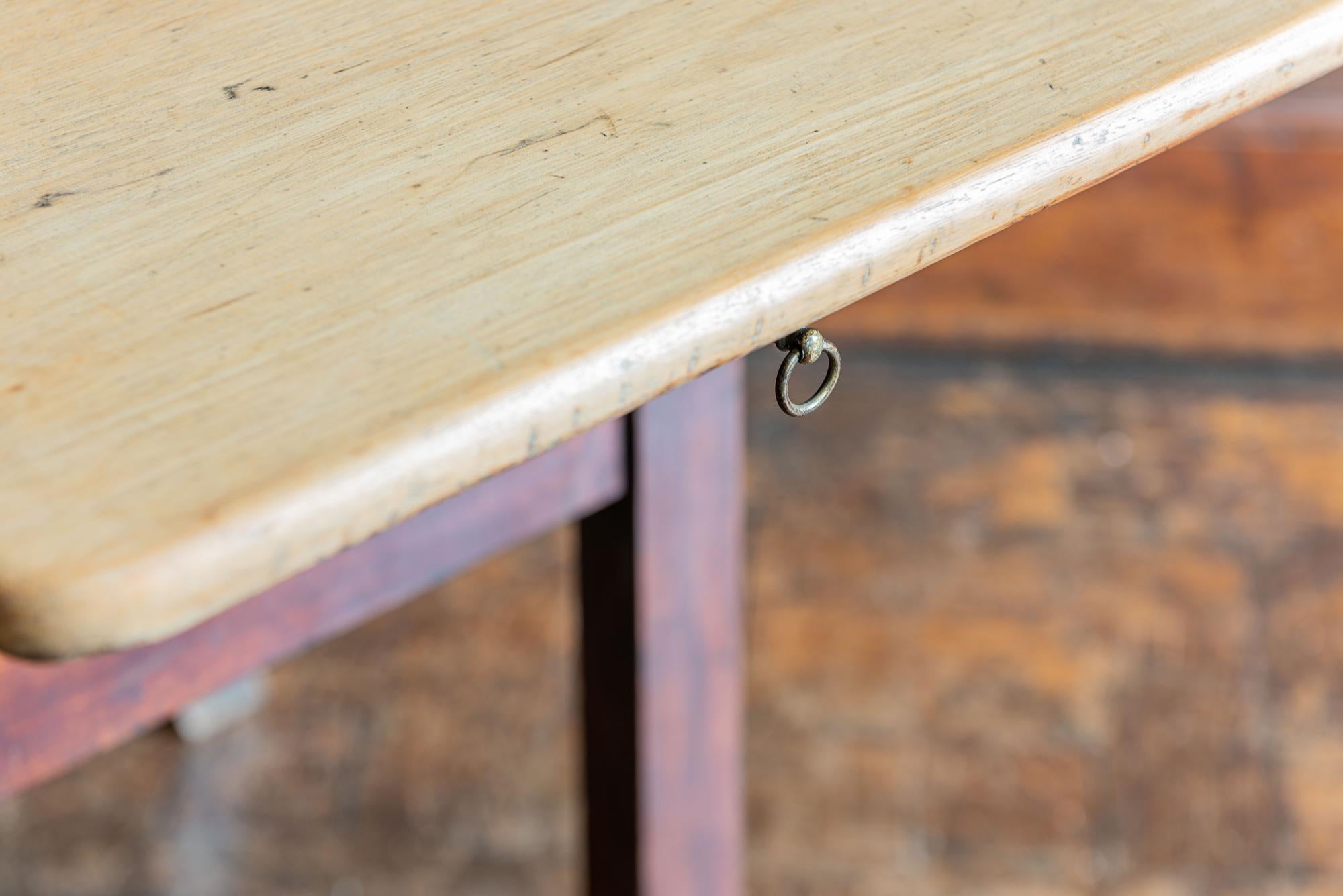 19th Century Mahogany Printers Table 'Waterlow & Sons London'