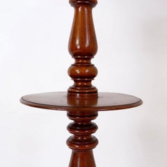 Mahogany Psyche barber mirror - Turned Wood