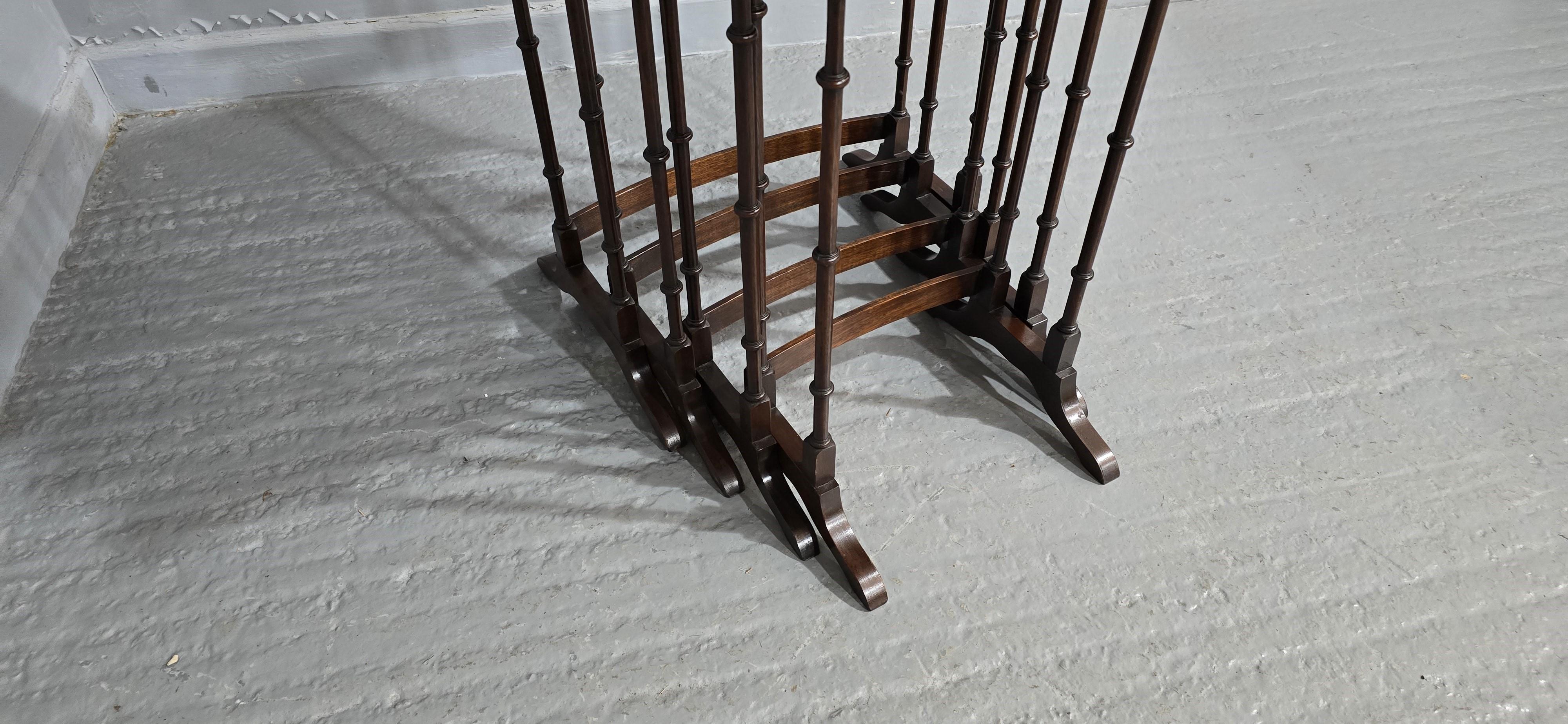 Mahogany Quartetto Nest of Tables For Sale 1