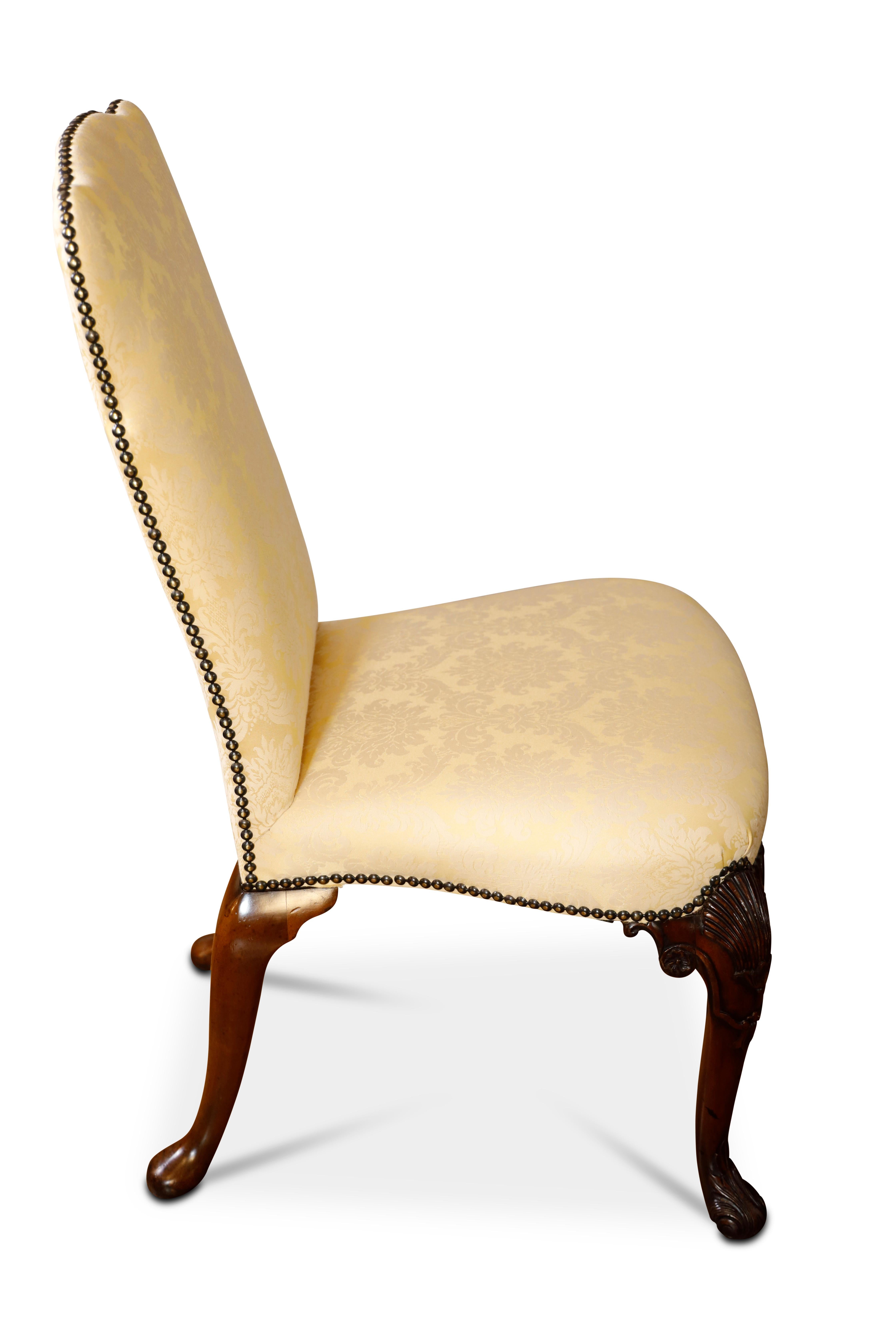 Mahogany Queen Anne Style Dining Chairs For Sale 6