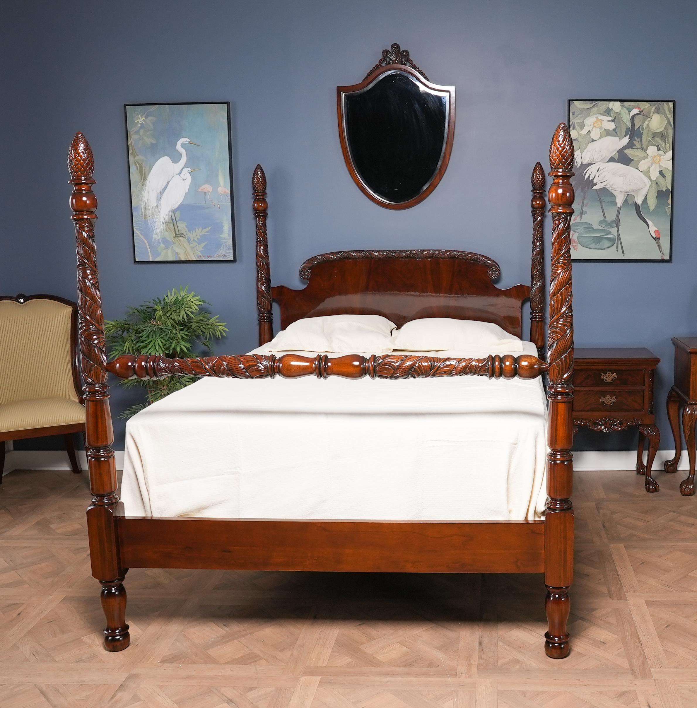 mahogany poster bed