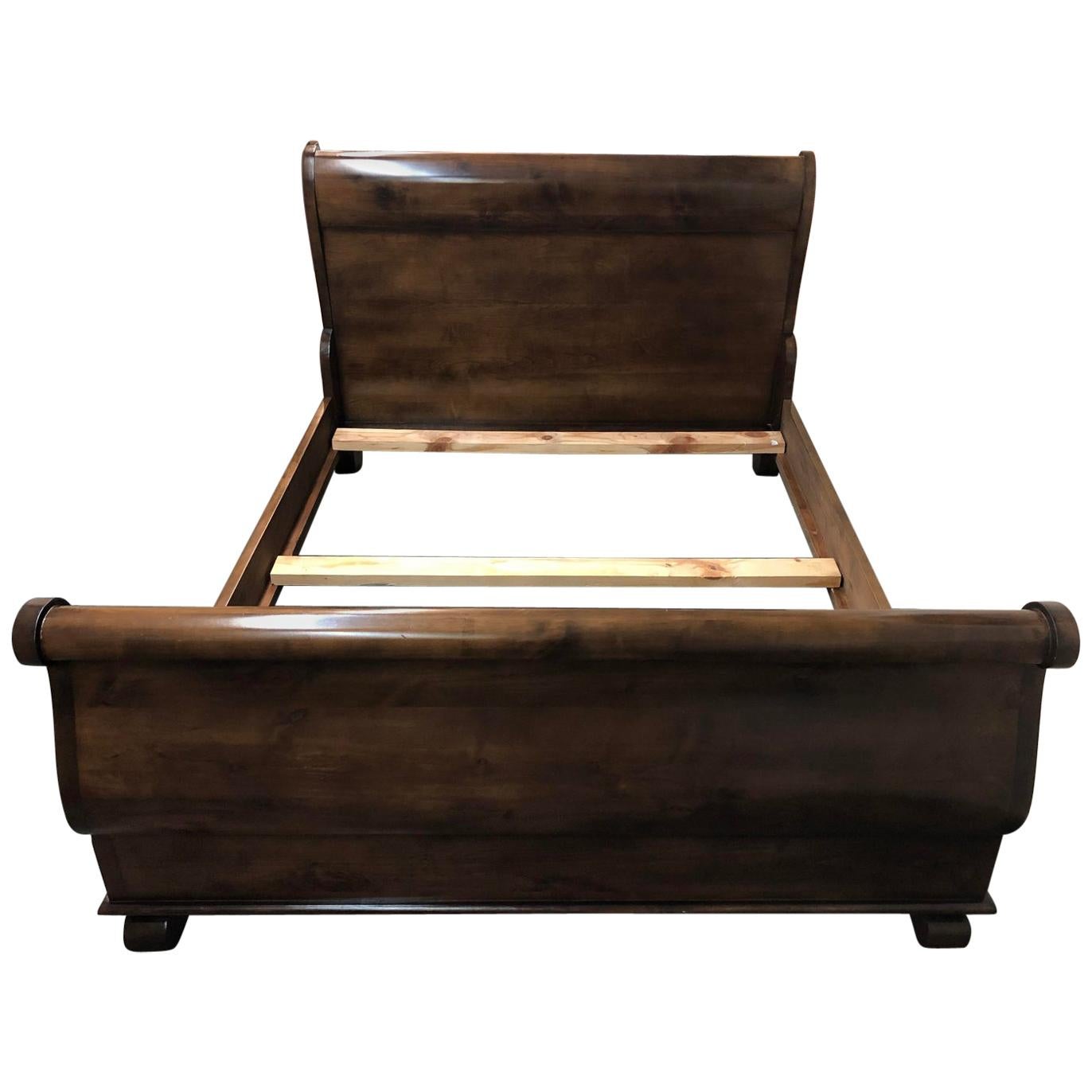 Mahogany Queen Sleigh Bed For Sale at 1stDibs mahogany sleigh bed queen