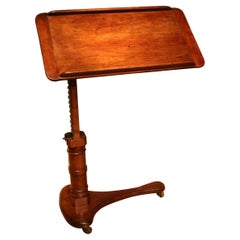 Antique Mahogany Reading Table or Book Stand