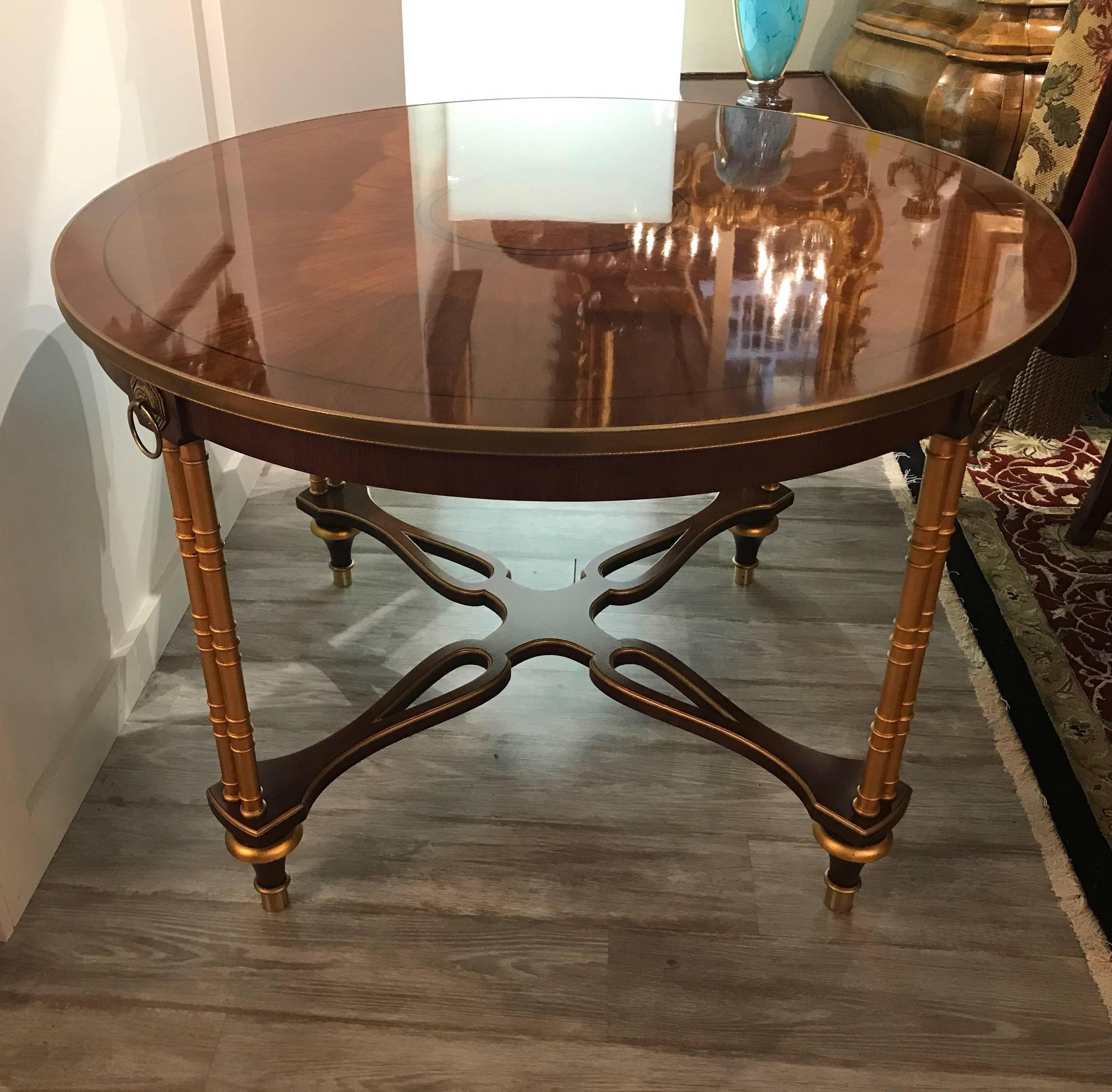 American Mahogany Regency Style Centre Table by Baker Furniture