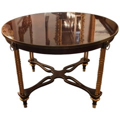 Mahogany Regency Style Centre Table by Baker Furniture